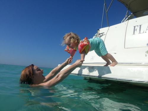 Saskia and I loving life - Red Sea, Oct 2013 